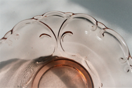 Schaaltje - Krul - Roze Glas