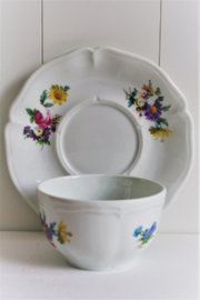 Frankrijk - Limoges - Floraal - Multi - Kommetje met Schotel