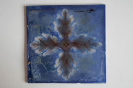 Glastegel - Blauw