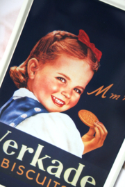 Retro Reclamebord - Verkade Biscuits