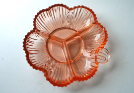 Bonbonschaaltje - Roze Glas