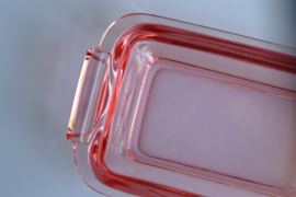 Leerdam - Art Deco - Botervloot - Roze Glas