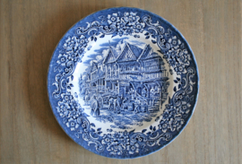 Royal Tudor Ware - Dinerbord - Blauw - Lichte Schade