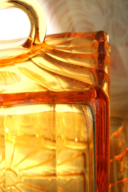 Antieke Kaasstolp - Amber Glas
