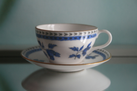 Spode - Miniatuur Kop en Schotel - Blauw