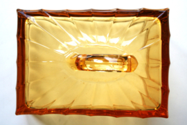 Antieke Kaasstolp - Amber Glas