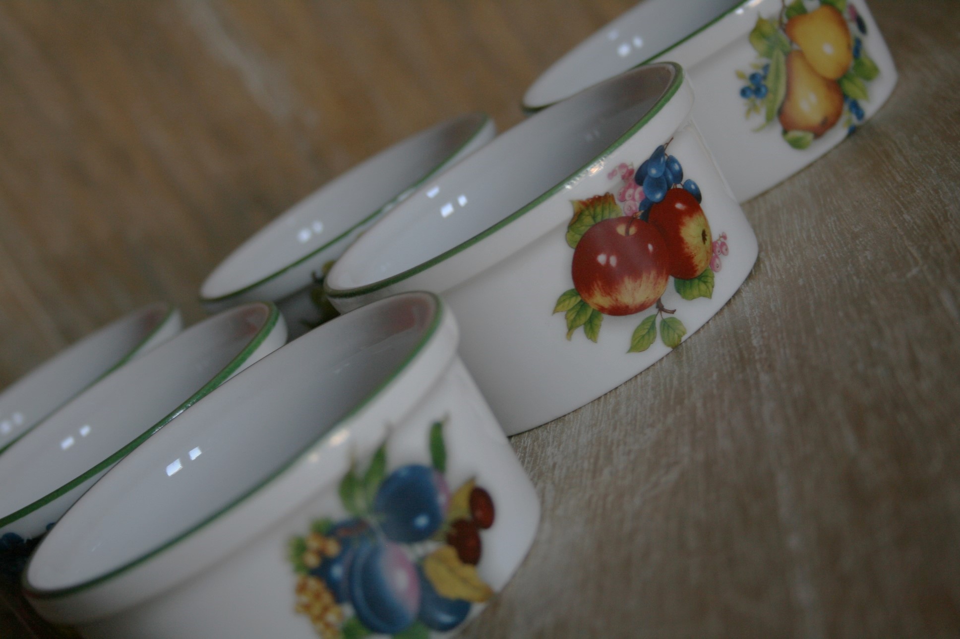 Merkloos - Set Souffléschaaltjes - Fruit