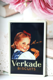 Retro Reclamebord - Verkade Biscuits