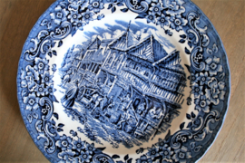 Royal Tudor Ware - Dinerbord - Blauw