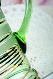 Sapset - Groen Glas - Antieke Set