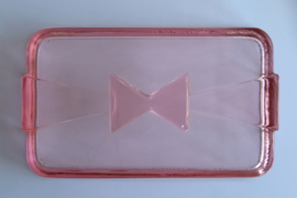 Leerdam - Art Deco - Botervloot - Roze Glas