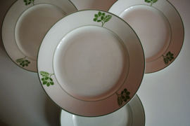 Société Ceramique Maestricht - Dinerbord - Groene Bloem
