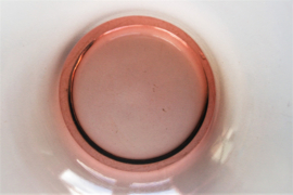 Schaal - Sierrand - Roze Glas