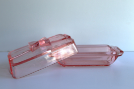 Leerdam - Art Deco - Botervloot - Roze Glas