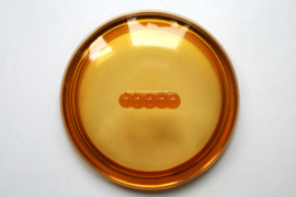 Koekschaal - Amber Glas