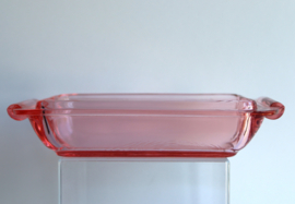 Leerdam - Art Deco - Botervloot - Roze Glas