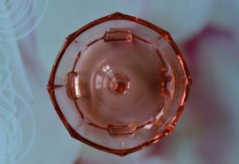 Bijouterieschaaltje - Roze Glas