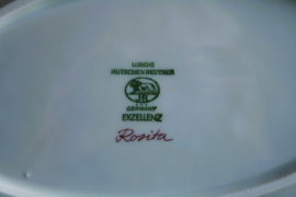 Hutschenreuther - Exzellenz Rosita - Belegschaaltje