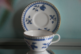 Spode - Miniatuur Kop en Schotel - Blauw