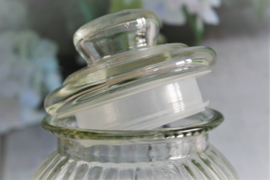 Voorraadpot - Glas - Ribbel