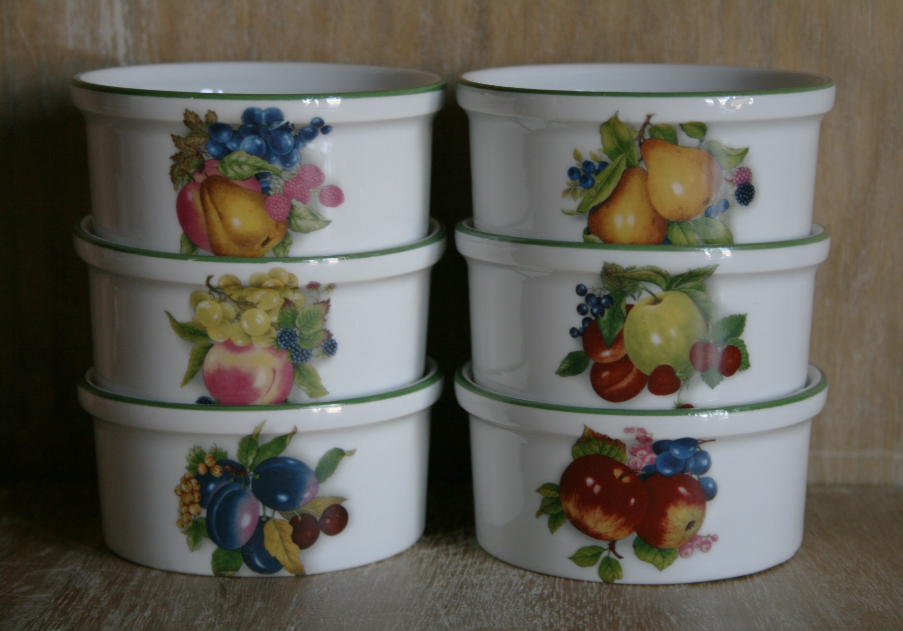 Merkloos - Set Souffléschaaltjes - Fruit