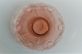 Gebakschaal - Guirlande - Roze Glas