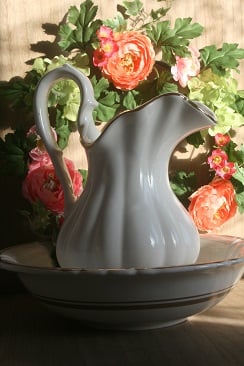 Prachtig en zeer compleet vintage lampetstel