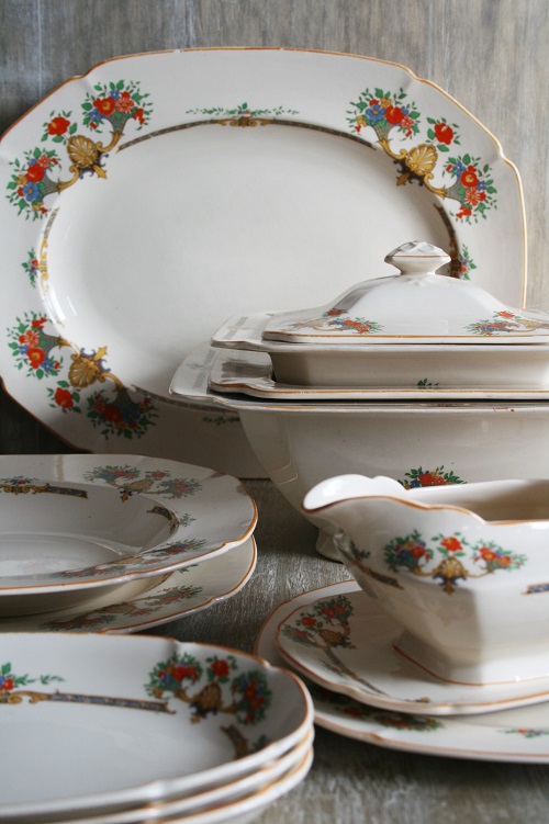 Prachtig oud Engels servies van John Maddock