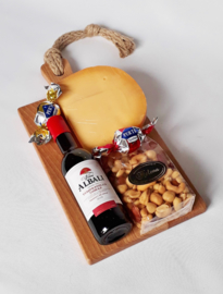 Kaas, noten, wijn pakket 1