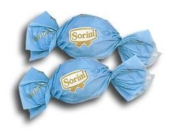 Blauwe Sorini chocolade bonbon, 10 stuks