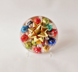 Luxe doos gevuld met Lindt ballen, 15 cm