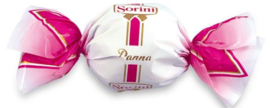 Sorini bonbon Panna, witte chocolade, per stuk