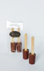 Chocolademelk sticks, melkchocolade, 2 stuks