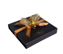 Super luxe doos, gevuld met Lindt ballen 16.5 x 16.5 cm