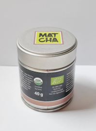 Japanse Matcha Thee, 100% biologisch, blikje 40 gram
