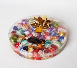 Lindt luxe ronde doos 21 cm, gevuld met 36 Lindor ballen