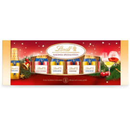 Lindt alcochol specialiteiten, doosje 6 flesjes