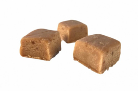 Echte Engelse room fudge, met caramel / zeezout, 150 gram