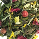 Kir Royal, groene en witte thee met fruit ( champagne cassis)