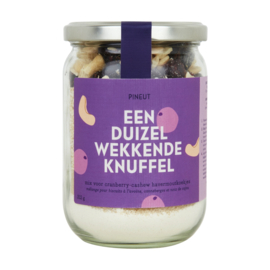 Bakkado met tekst: Een Duizelwekkende Knuffel