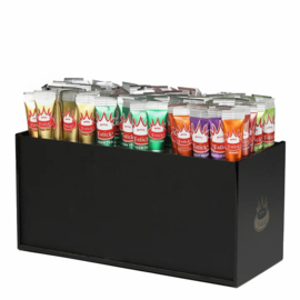 Acryl display met 72 T-sticks in chique kleur zwart, Nieuw!
