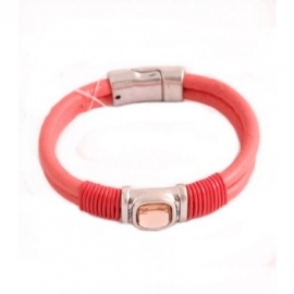 Armband met steen Koraal