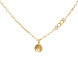 Necklace Chain Base, 40cm. Goud