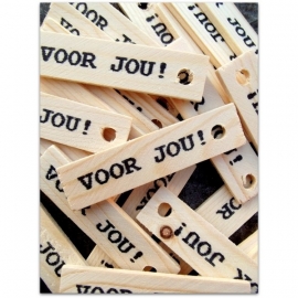 HOUTEN LABEL VOOR JOU!