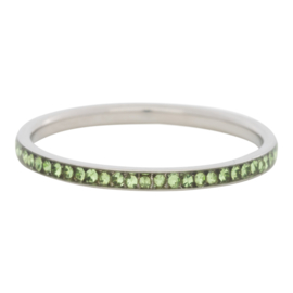 Zirconia Peridot. Zilver