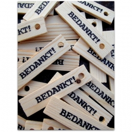HOUTEN LABEL BEDANKT!
