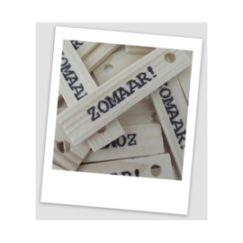 HOUTEN LABEL ZOMAAR!