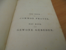 The book of common prayer / het boek der gewone gebeden (1838)