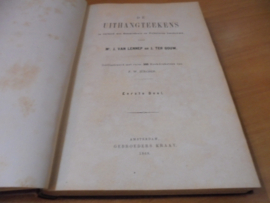 De uithangteekens (2delen 1868)- Lennep, M.J van & J ter Gouw