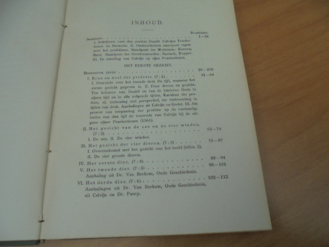 De profeet Daniel II, Hoofdstuk VII - XII - Proosdij, C van
